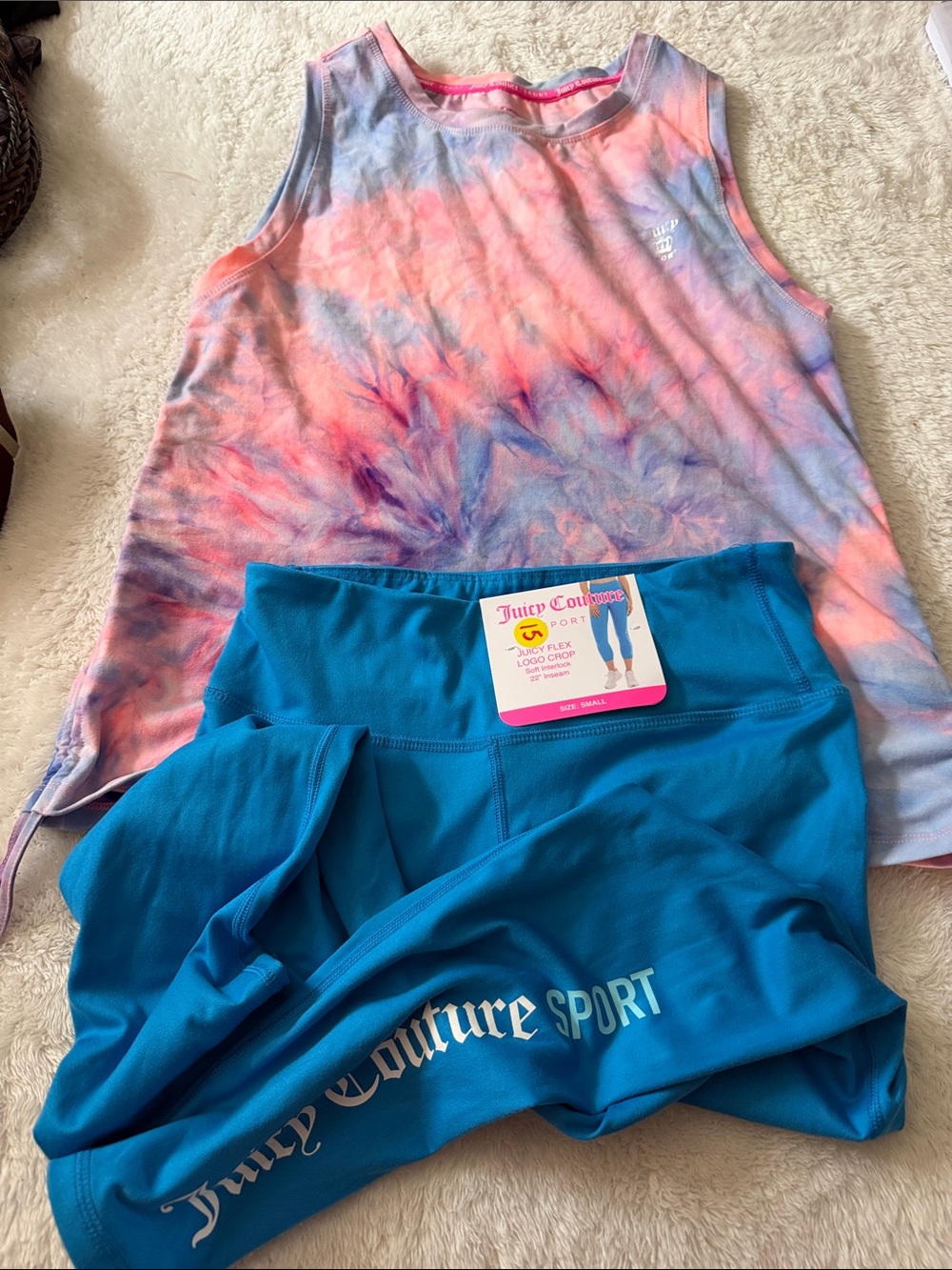 Juicy Couture Teal Crop Leggings